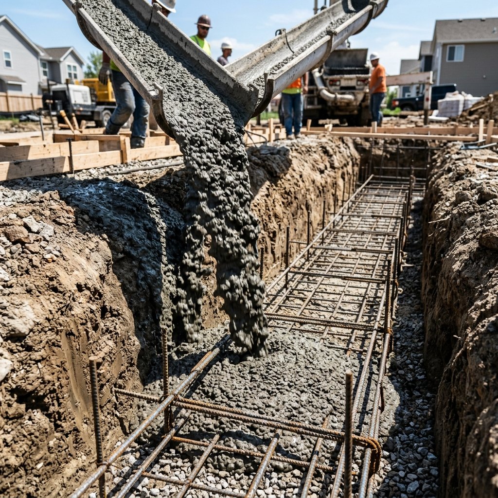 Standard House Foundation Concrete M20